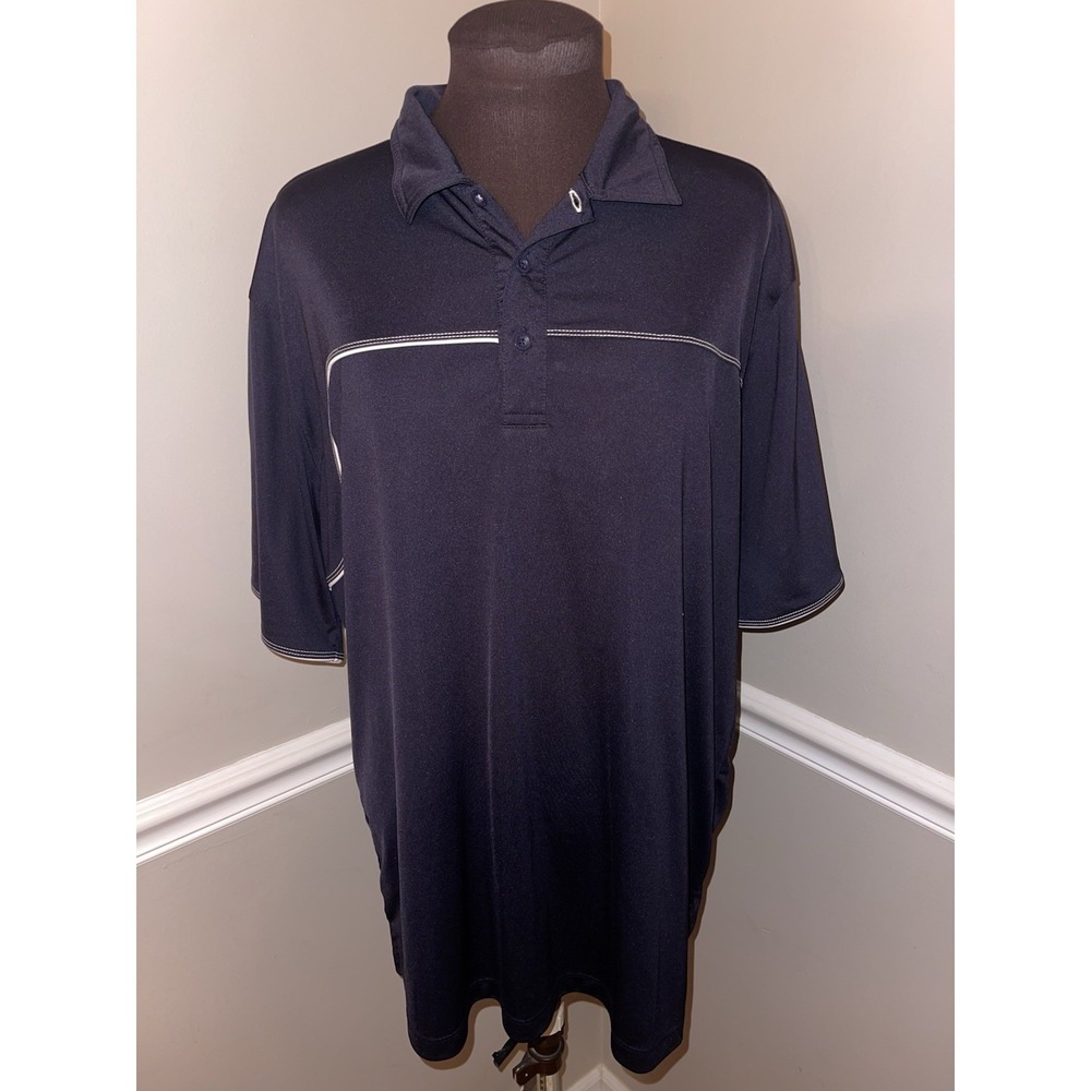 Ping Performance Mens Golf Polo Shirt Navy Blue‎ Size XL